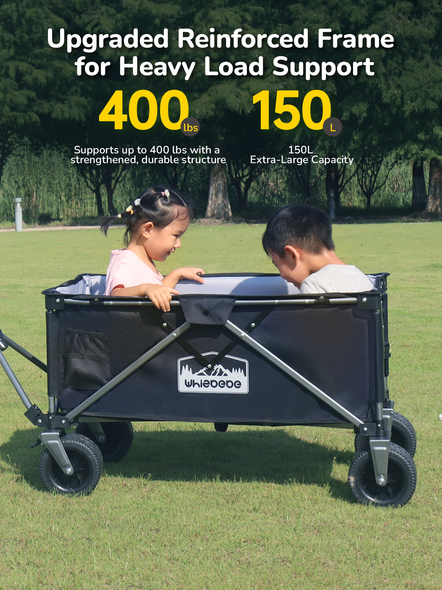 Whizbebe Camp Ease faltbarer Kinder-Campingwagen