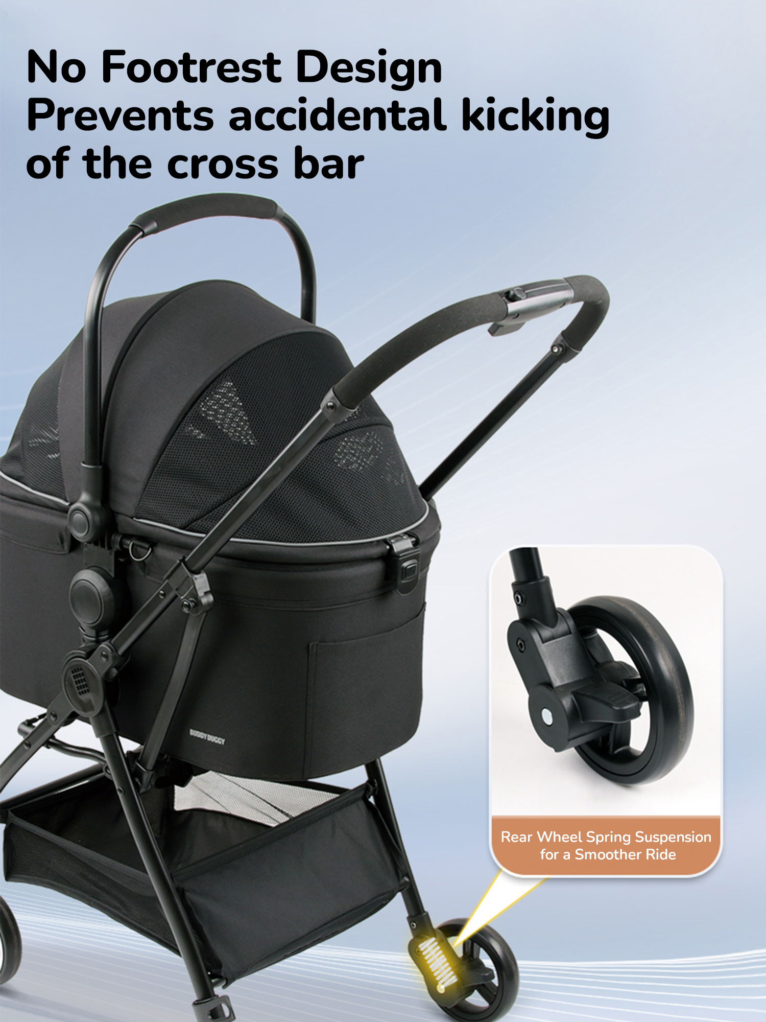 Whizbebe Haustier-Kinderwagen